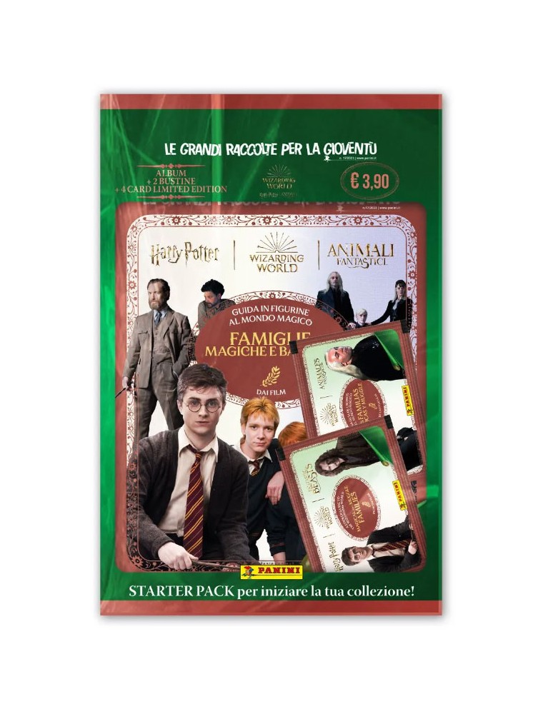 Panini Adesivi Harry Potter Album Starter Pack Harry Potter - Carte Da Gioco/collezione