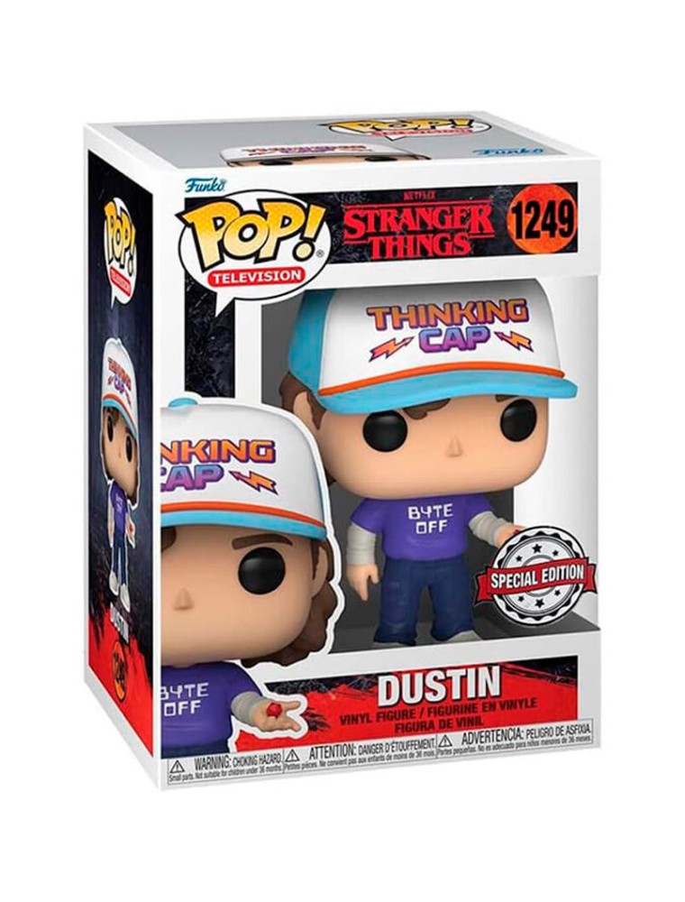 Pop Figura Stranger Things Dustin Esclusiva Funko