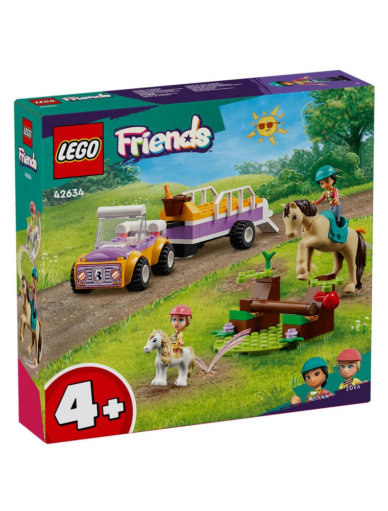 42634 FRIENDS RIMORCHIO CON CAVALLO E PONY LEGO - LEGO