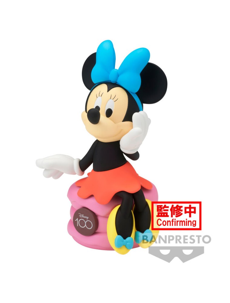 Disney Characters 100th Anniversary Sofubi Minnie Mouse Figura 11cm Banpresto