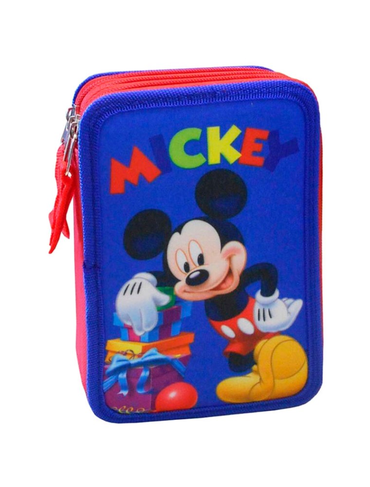 Disney Mickey triple plumier Perona