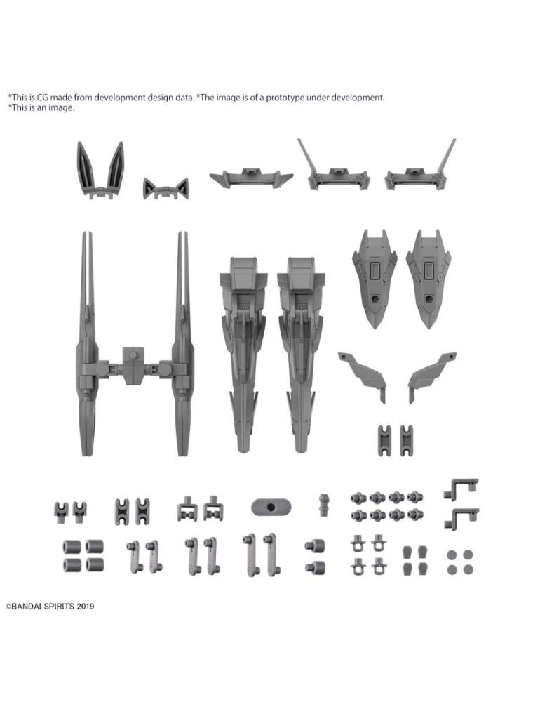 30MM OP PRT SET 13 LEG BST U WRLS WPN PK Model Kit Bandai Model Kit Gunpla