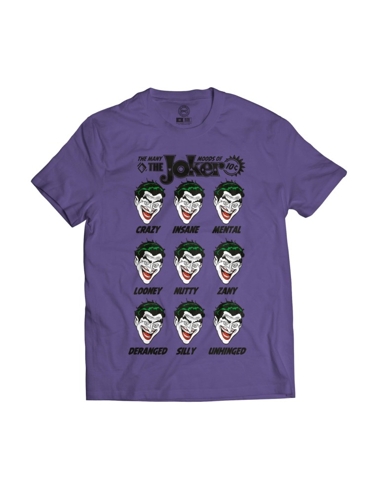 T/S DC THE JOKER MOODS PURPLE - M T-shirt Sd Toys