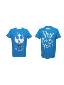 T/S SW EP VIII REY LIGHT SIDE BLUE B - L T-shirt Sd Toys