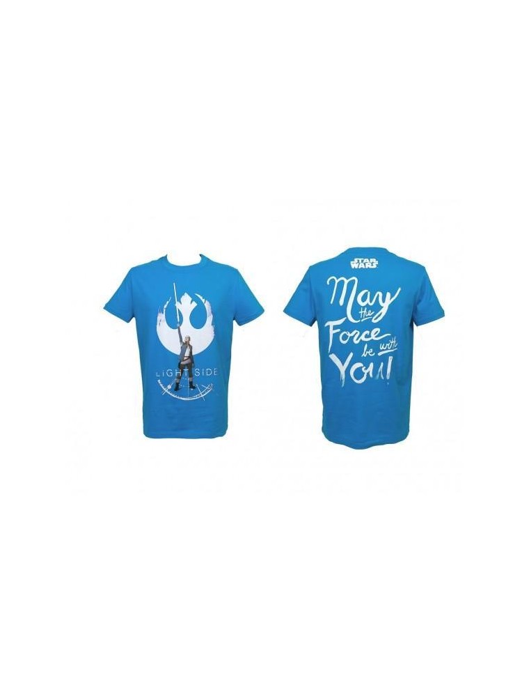 T/S SW EP VIII REY LIGHT SIDE BLUE B - M T-shirt Sd Toys