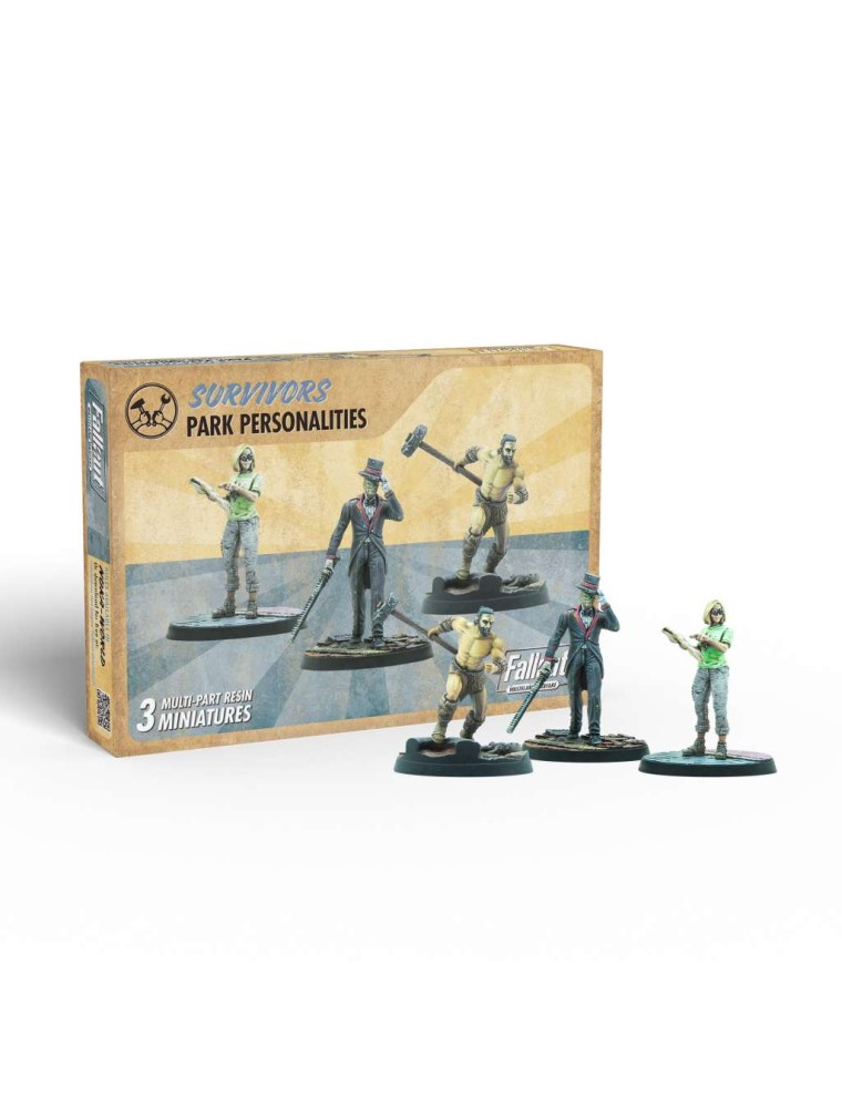 FWW NUKA WORLD PARK PERSONALITIES Gioco Da Tavolo Modiphius