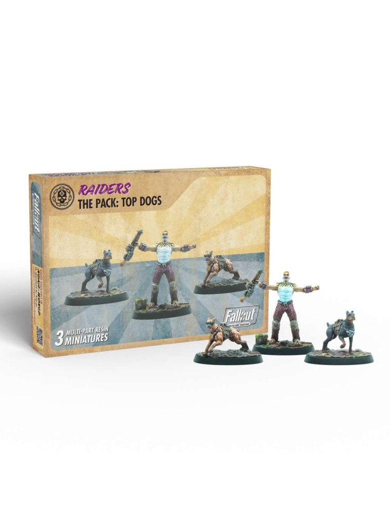 FWW NUKA WORLD RAIDERS PACK TOP DOGS Gioco Da Tavolo Modiphius