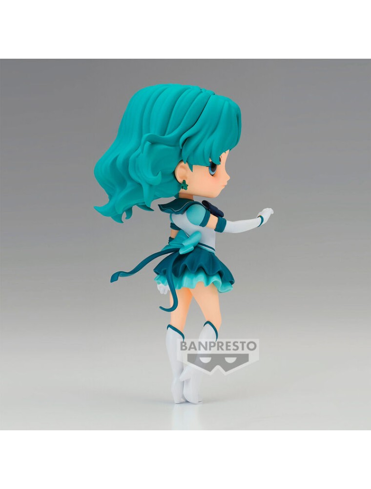 Pretty Guardian Sailor Moon Cosmos The Movie Eternal Sailor Neptune Ver.a Q Posket Figura 14cm Banpresto