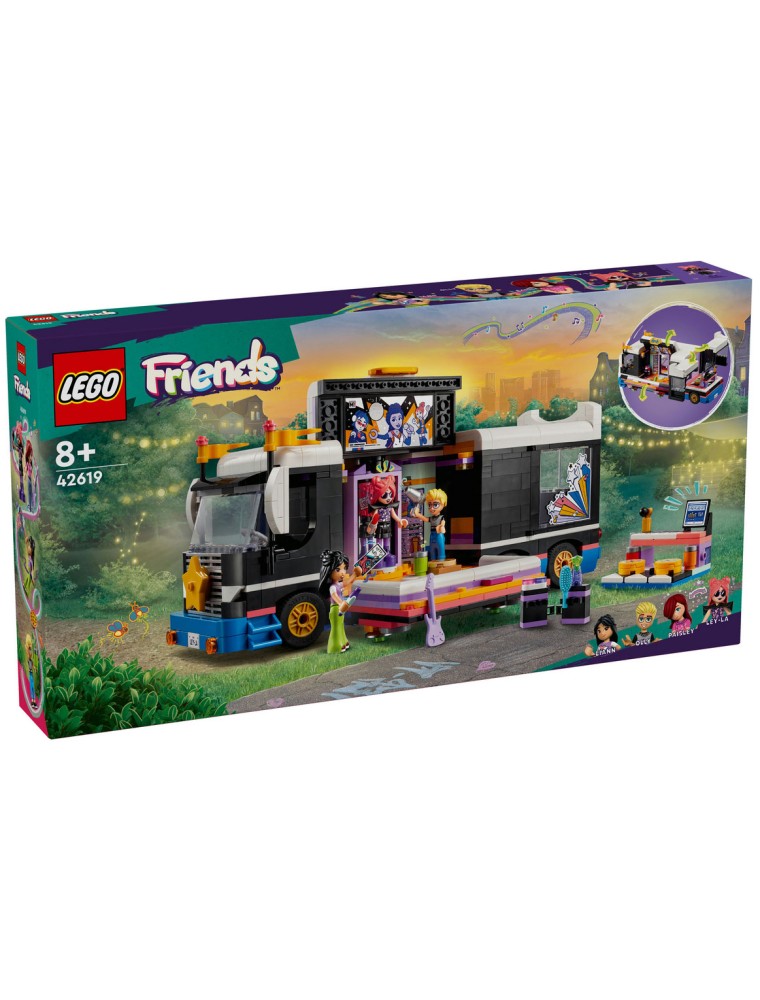 42619 FRIENDS TOUR BUS DELLE POP STAR LEGO - LEGO