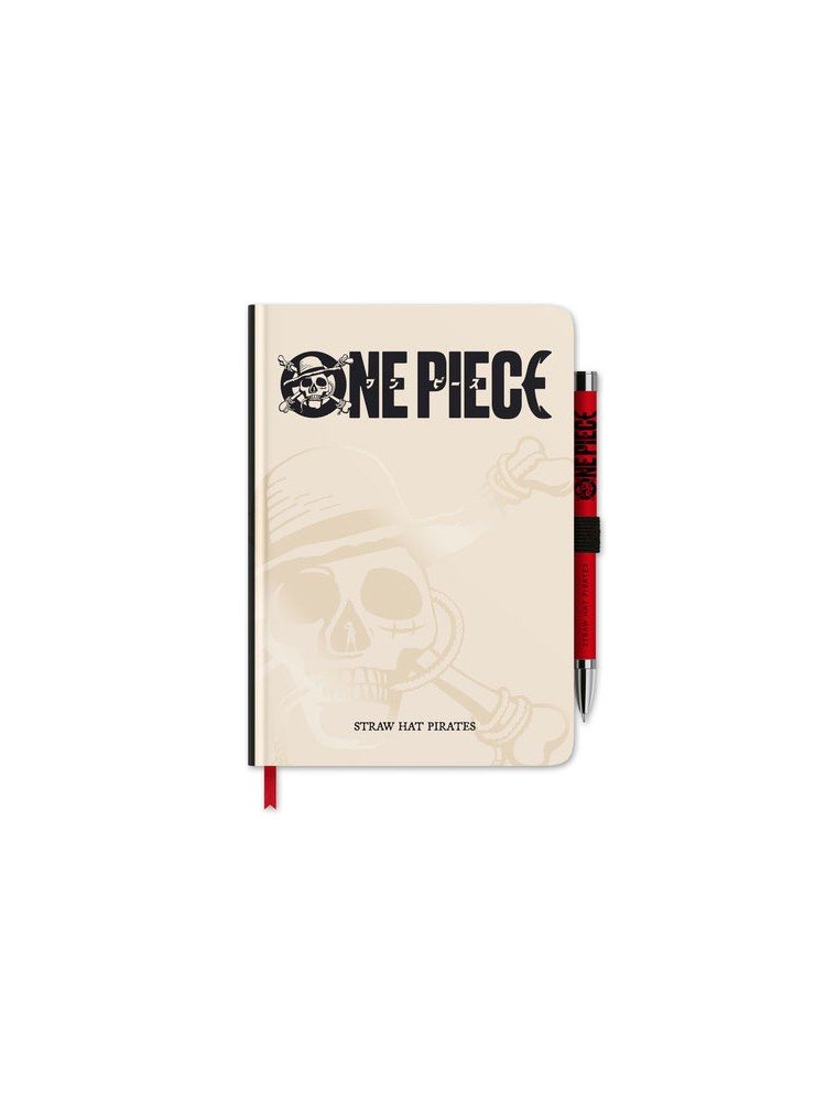 TACCUINO A5 + PENNA PROIETTORE ONE PIECE ANIME ONE PIECE - CANCELLERIA/SCUOLA