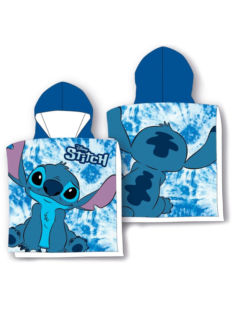 Disney Stitch Microfibre Poncho Asciugamano Disney