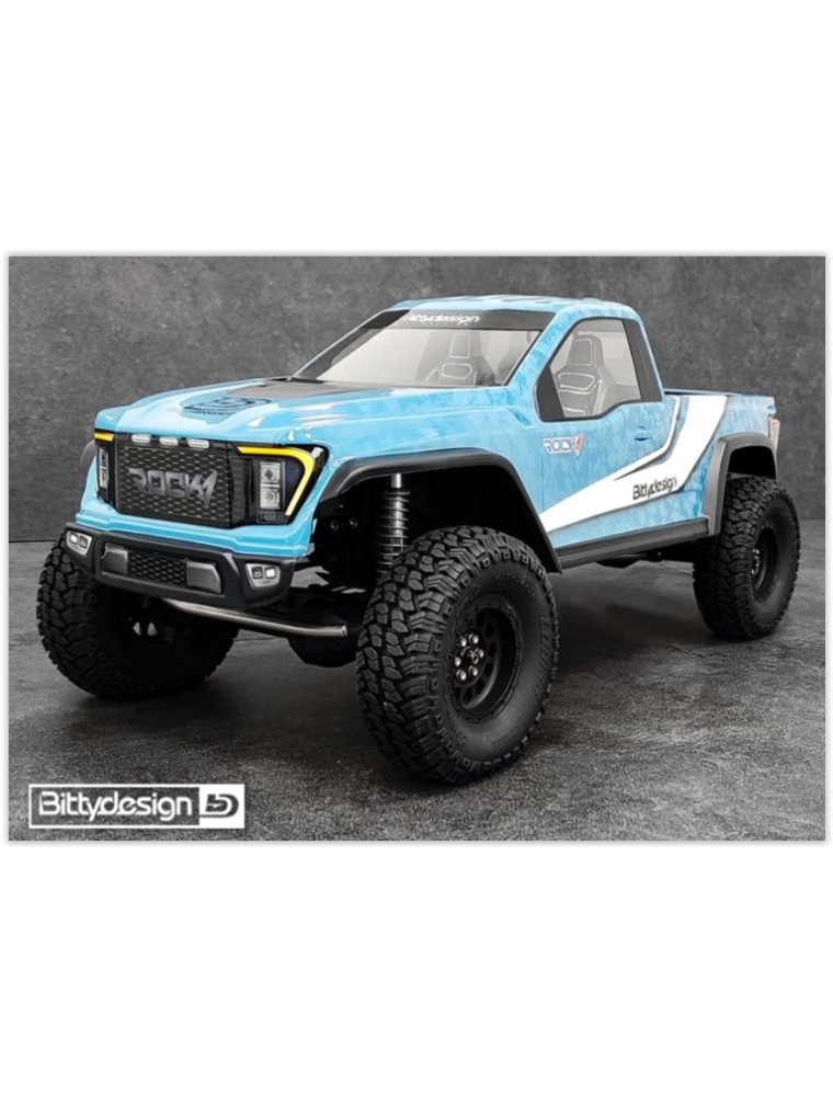 Bitty Design - Carrozzeria ROCK1 per 313mm (12,3) Rock Crawler, Pre-tagliata