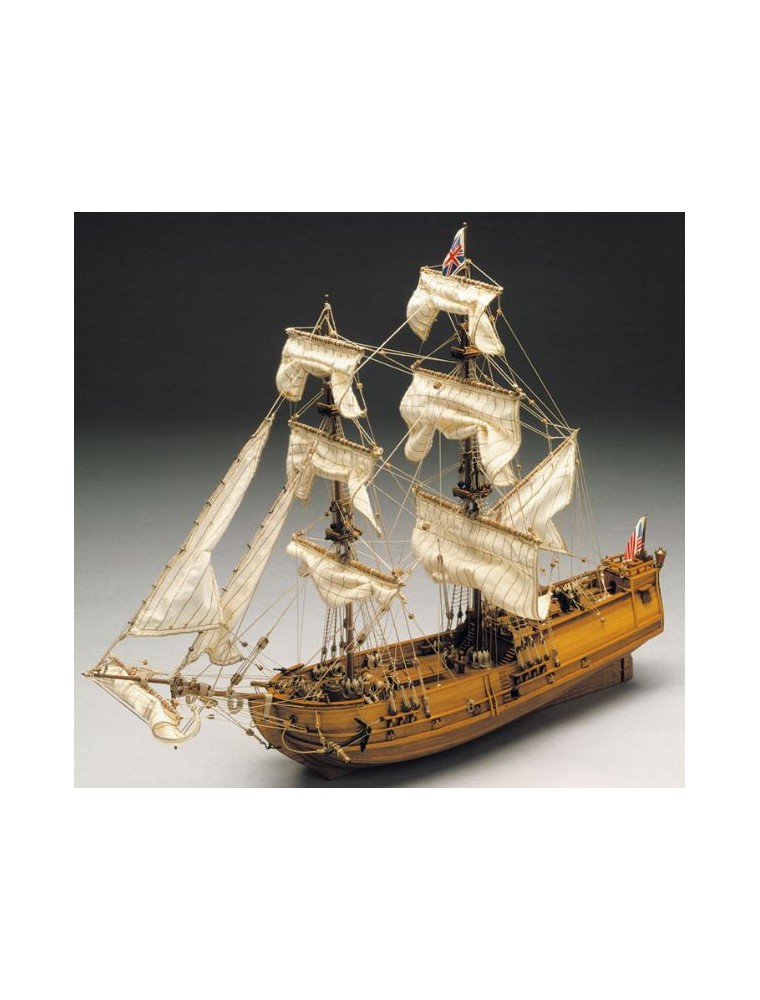 Mantua Model - Golden Star brigantino inglese 1/150 520mm vele non incluse