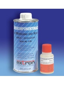 Extron - VERNICE BICOMPONENTE     250ml TRASPARENTE ANTIMISCELA