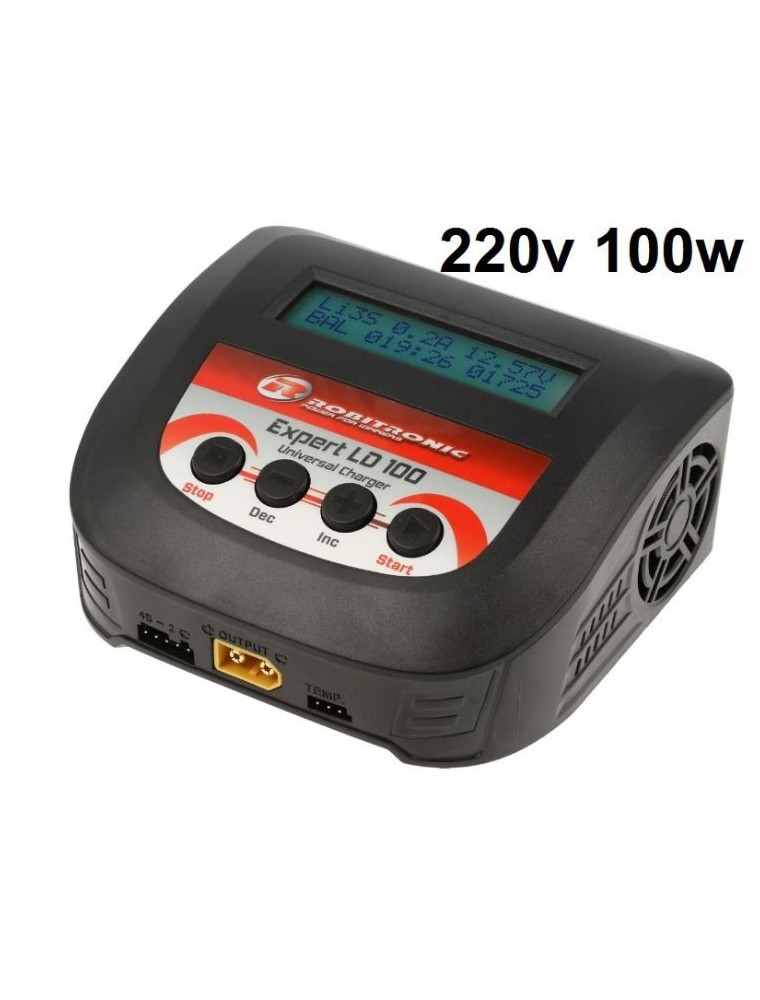 Robitronic - Caricabatterie Expert LD 100 LiPo 2-4s 10A 100W