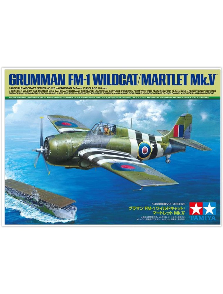 Tamiya - Grumman FM-1 Wildcat Martlet 1/48 FM1