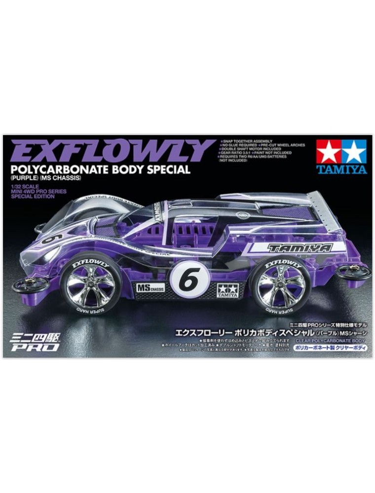 Tamiya - Exflowly telaio MS Mini4wd-Pro