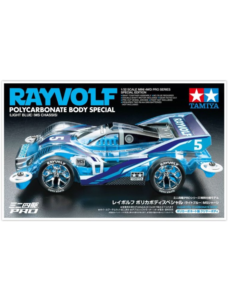 Tamiya - Rayvolf Body Policarbonato Telaio MS Mini4wd-Pro