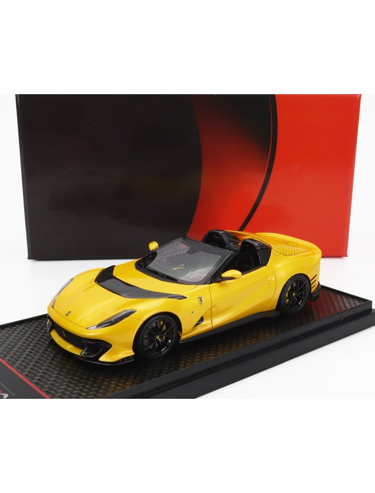 FERRARI - 812 COMPETIZIONE A SPIDER 2022 - BLACK WHEELS - GIALLO TRISTRATO - YELLOW MET