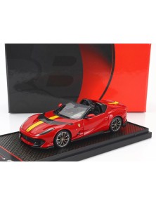 FERRARI - 812 COMPETIZIONE A SPIDER 2022 - SILVER WHEELS - ROSSO CORSA 322 - RED YELLOW