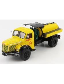 BERLIET - GLM10R TANKER TRUCK RIFIUTI SPECIALI 1955 - YELLOW BLACK