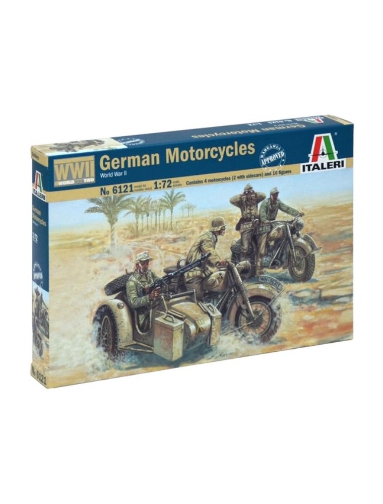 Italeri - MOTOCICLISTI TEDESCHI WWII 1/72