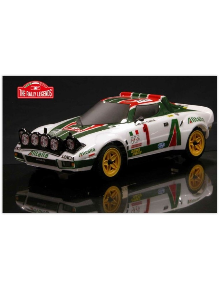 Rally Legends - Lancia Stratos Alitalia 1977 1/10 montata con radio