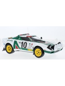 LANCIA - STRATOS HF TEAM ALITALIA (night version) N 10 WINNER RALLY MONTECARLO 1976 SANDRO MUNARI - SILVIO MAIGA - WHITE GREEN R