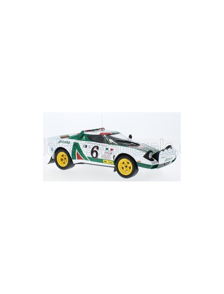 LANCIA - STRATOS HF TEAM ALITALIA (night version) N 6 2nd RALLY MONTECARLO 1976 BJORN WALDEGAARD - HANS THORSZELIUS - WHITE GREE