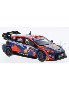 HYUNDAI - i20 N RALLY1 TEAM SHELL MOBIS WRT N 4 8th RALLY MONTECARLO 2023 LAPPI ESAPEKKA - JANNE FERM - 2 TONE BLUE RED