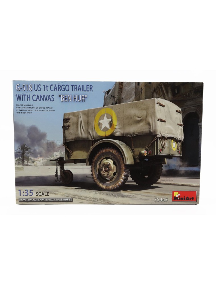 TRAILER - RIMORCHIO - G-518 US CARGO TRAILER BEN HUR MILITARY - /