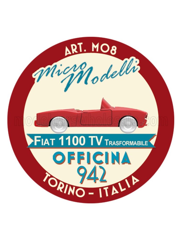 FIAT - 1100/103 TRASFORMABILE CABRIOLET OPEN 1953 - RED