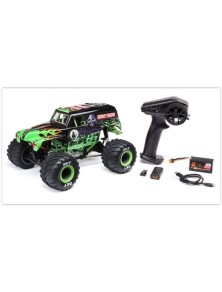 Losi - Mini LMT 4WD verde  Grave Digger 1/18 Monster Truck Brushed RTR