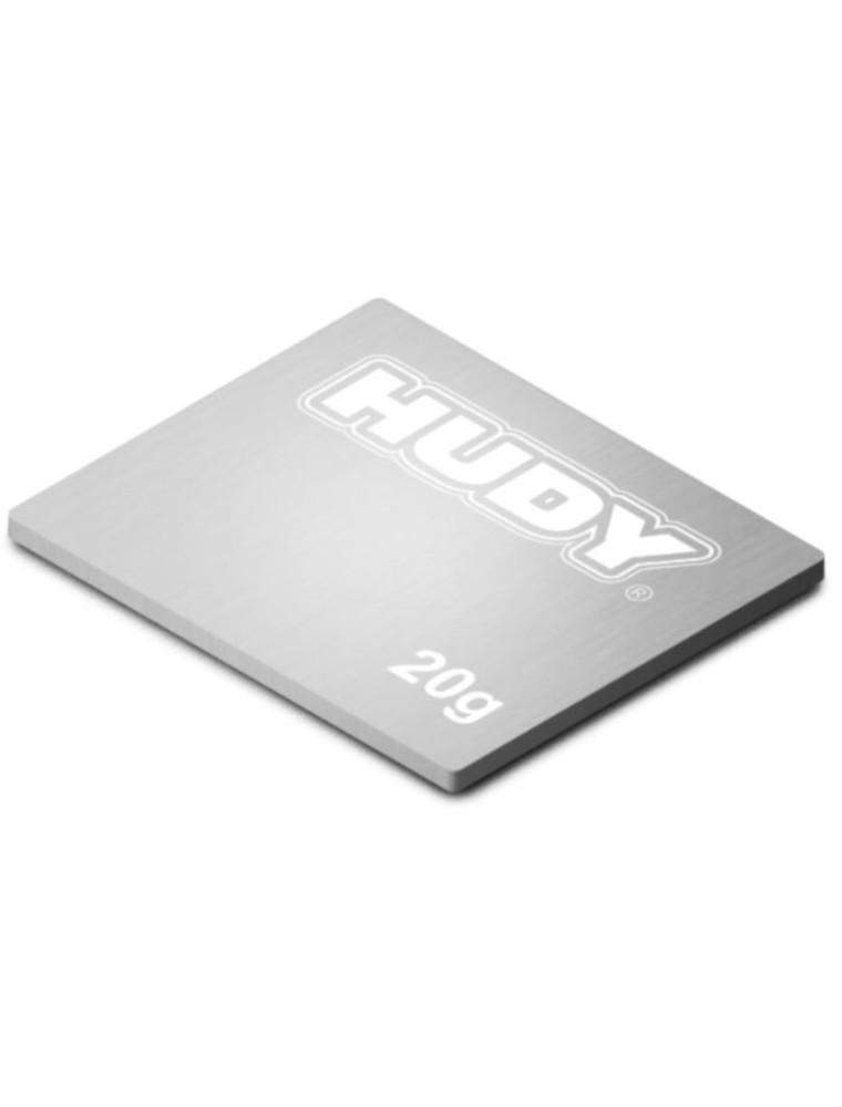 Hudy - Peso per telaio in tungsteno da 20gr 31x26mm (usare sotto ESC)