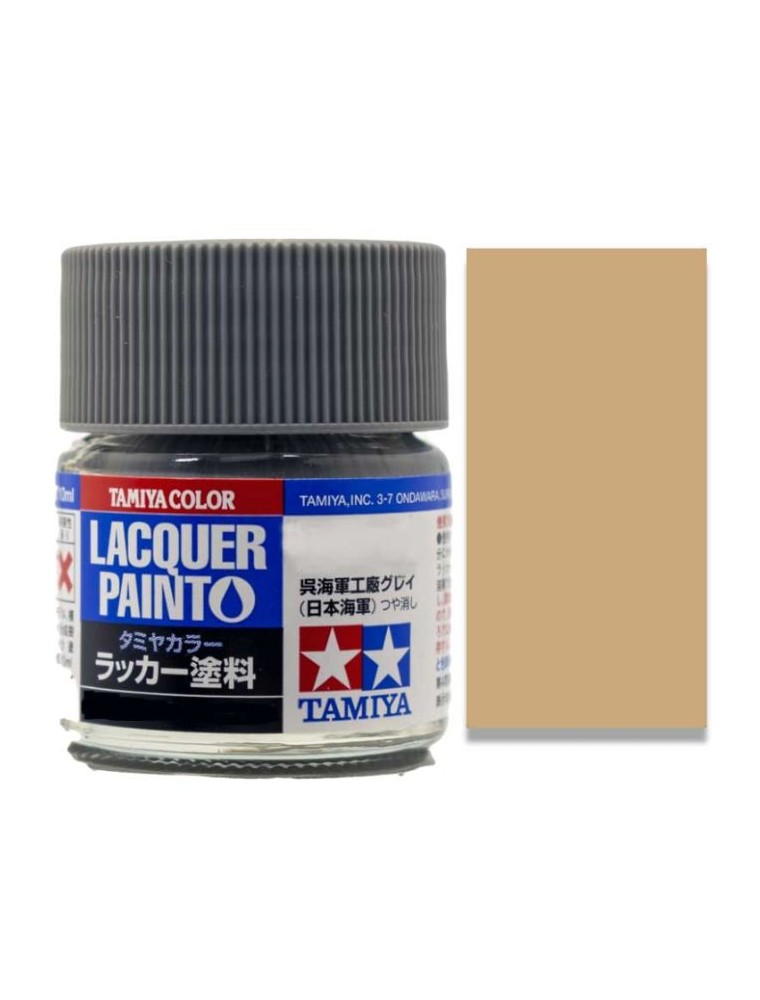 Tamiya - Lp-75 Buff 1pz bottiglietta colore Laquer LP75