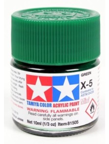 copy of Tamiya - Colore acrilico X-5 Green 1pz da 10ml  lucido