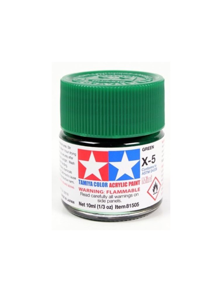 copy of Tamiya - Colore acrilico X-5 Green 1pz da 10ml  lucido