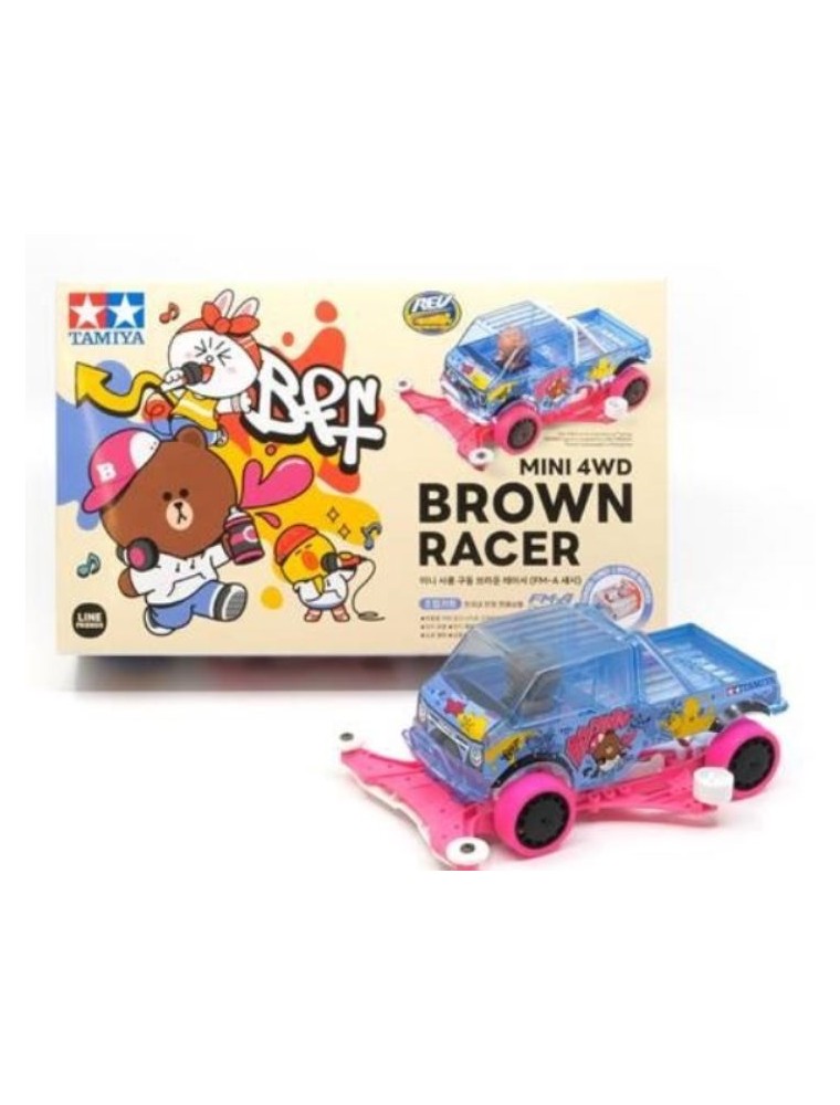 Tamiya - Line Friends Brown Racer (FM-A) Mini4wd