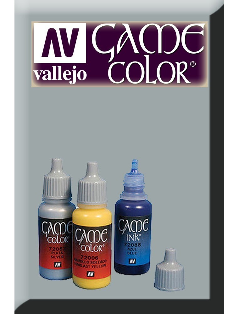 VALLEJO GAME COLOR SILVER 72052 COLORI VALLEJO