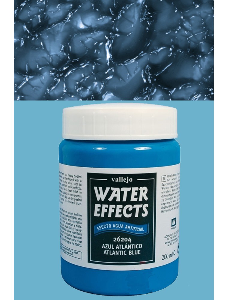 VALLEJO VALLEJO TEXTURE ATLANTIC BLUE WATER26204 COLORI VALLEJO