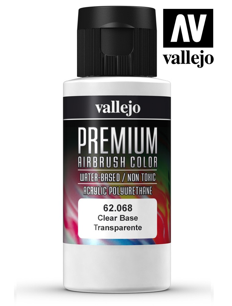 VALLEJO PREMIUM AIRBRUSH CLEAR BASE 62068 COLORI VALLEJO