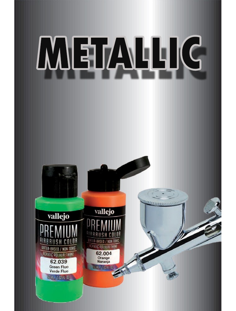 Vallejo Premium Airbrush Metallolic Black 62053 Colori VALLEJO