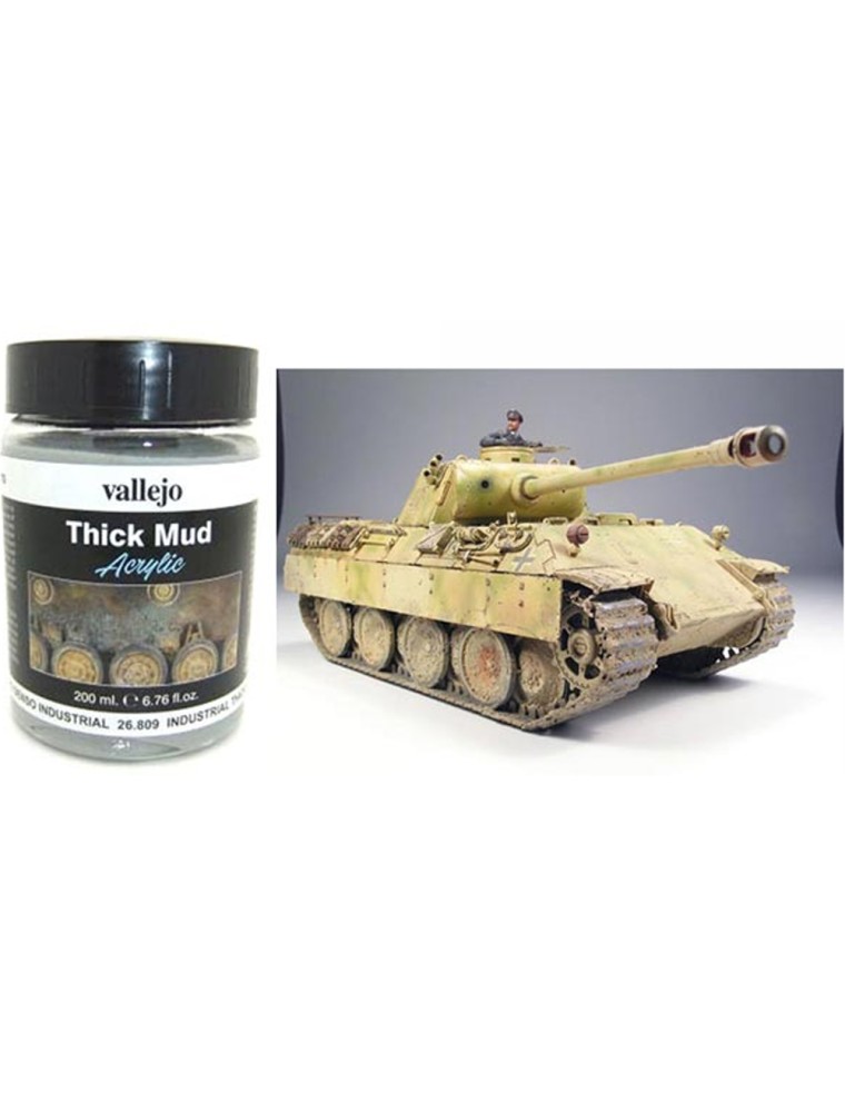 VALLEJO WEATHERING IND SPLASH MUD 200ML 26809 ACCESSORI PER MODELLISMO VALLEJO