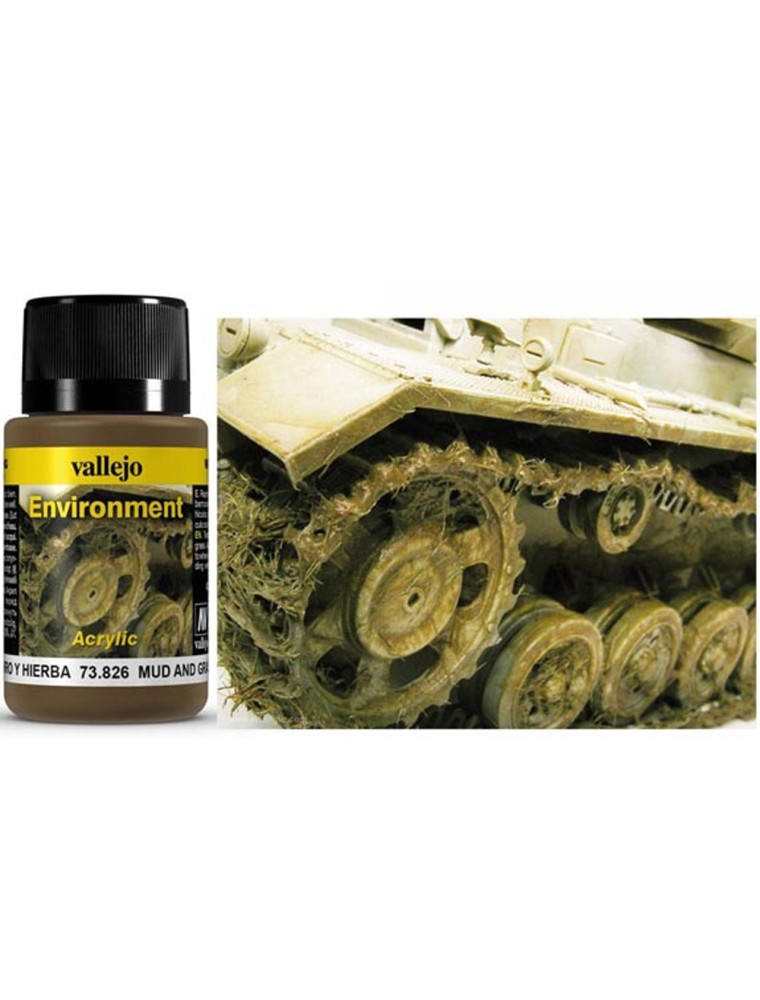 Vallejo Weathering Mud E Grass 40ml 73826 Colori VALLEJO