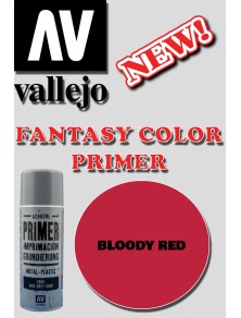 VALLEJO FANTASY COLOR PRIMER BLOODY RED 28023 COLORI VALLEJO