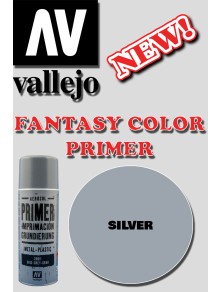 VALLEJO FANTASY COLOR PRIMER SILVER 28021 COLORI VALLEJO