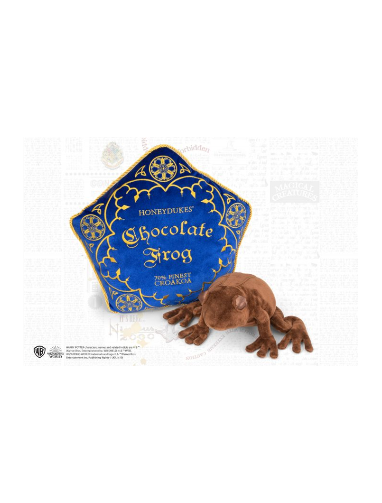 Harry Potter Peluche e Cuscino Rana Di Cioccolato Noble Collection