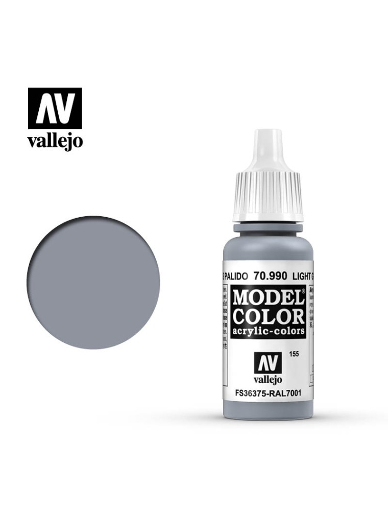 VALLEJO MC 155 LIGHT GREY 70990 COLORI VALLEJO