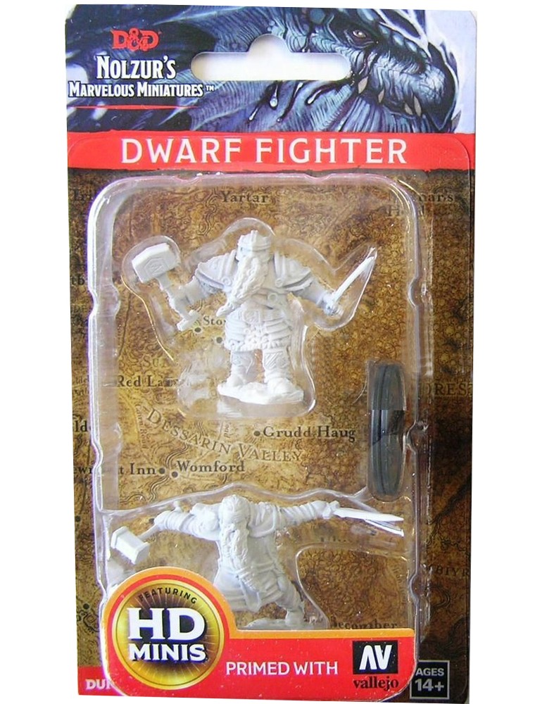 Wizkids D&d Nolzur Mum Dwarf Male Fighter Gioco Di Ruolo