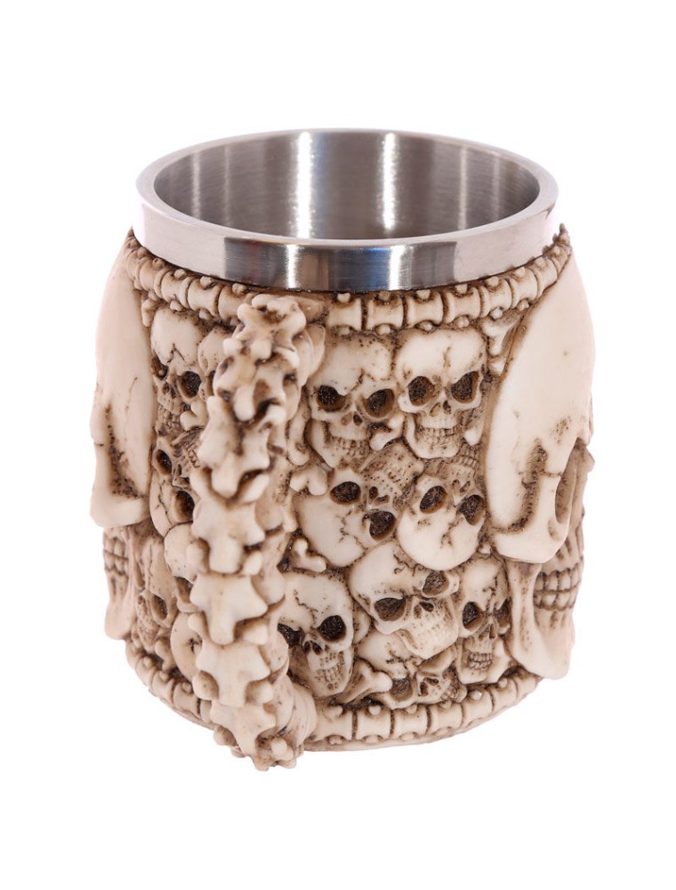 Multi Skull Con Skull Emblem Boccale